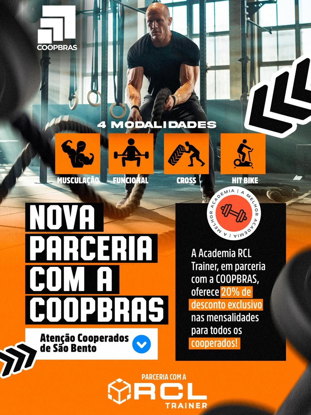 Super Parceria com a Academia RCL Trainer