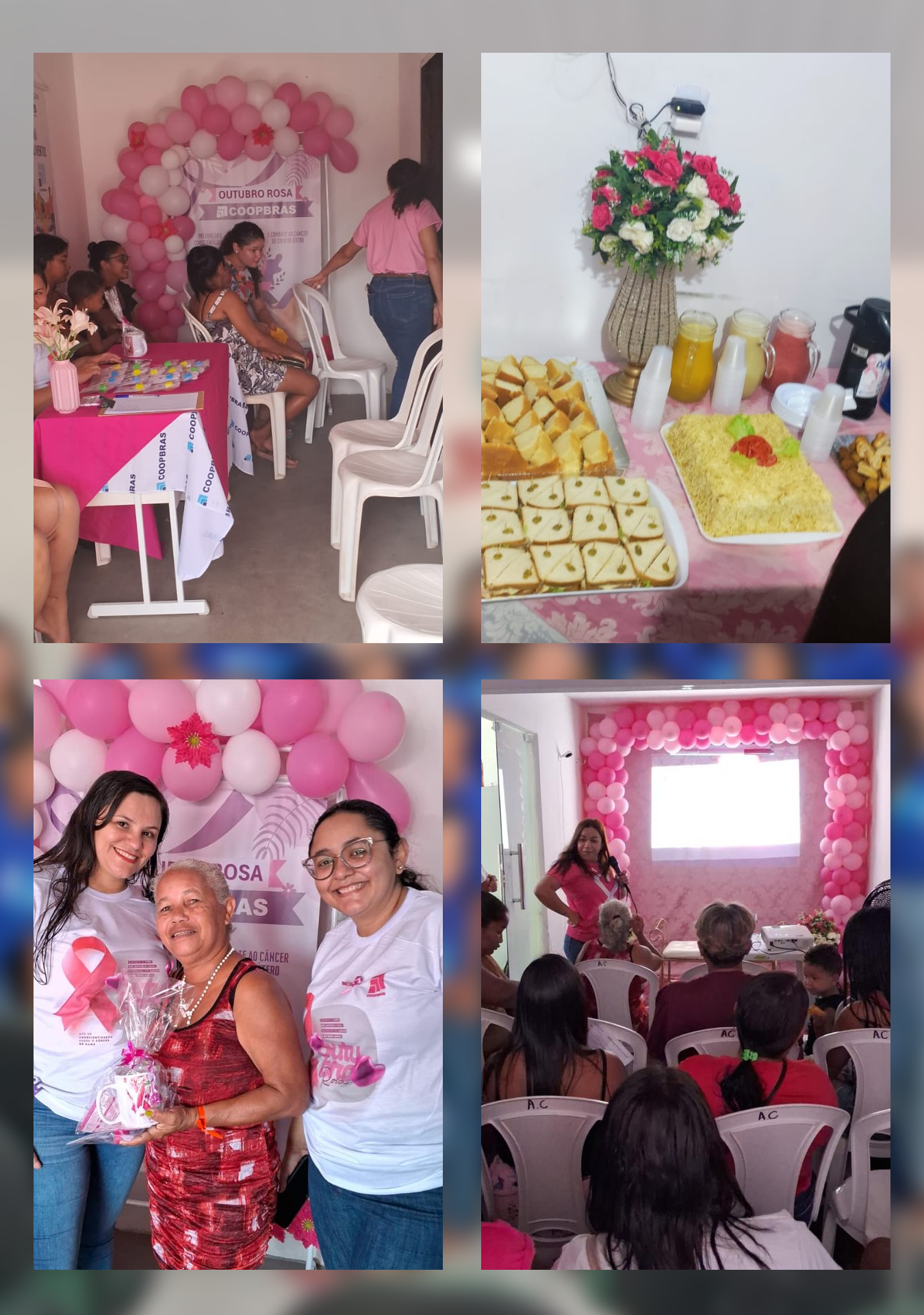 Ação em alusão ao Outubro Rosa em Matões do Norte